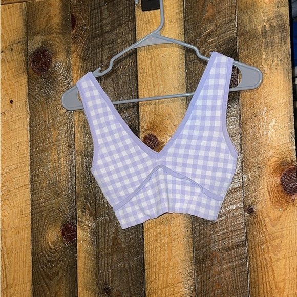 Beautiful plaid crop tank - Picture 1 of 1